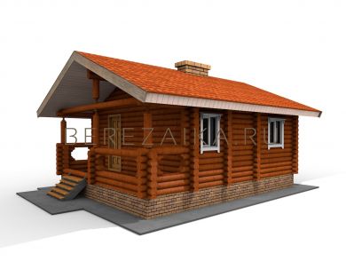 Гостевой дом, деревянный дом
